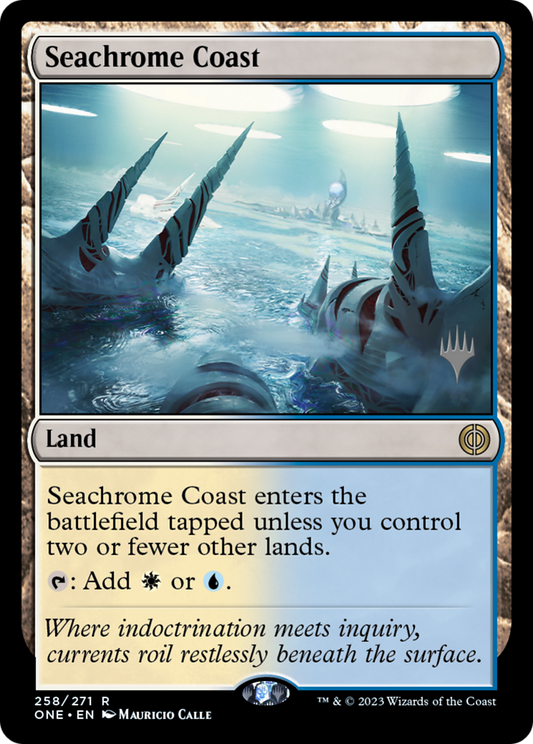 Seachrome Coast (Promo Pack) [Phyrexia: All Will Be One Promos]