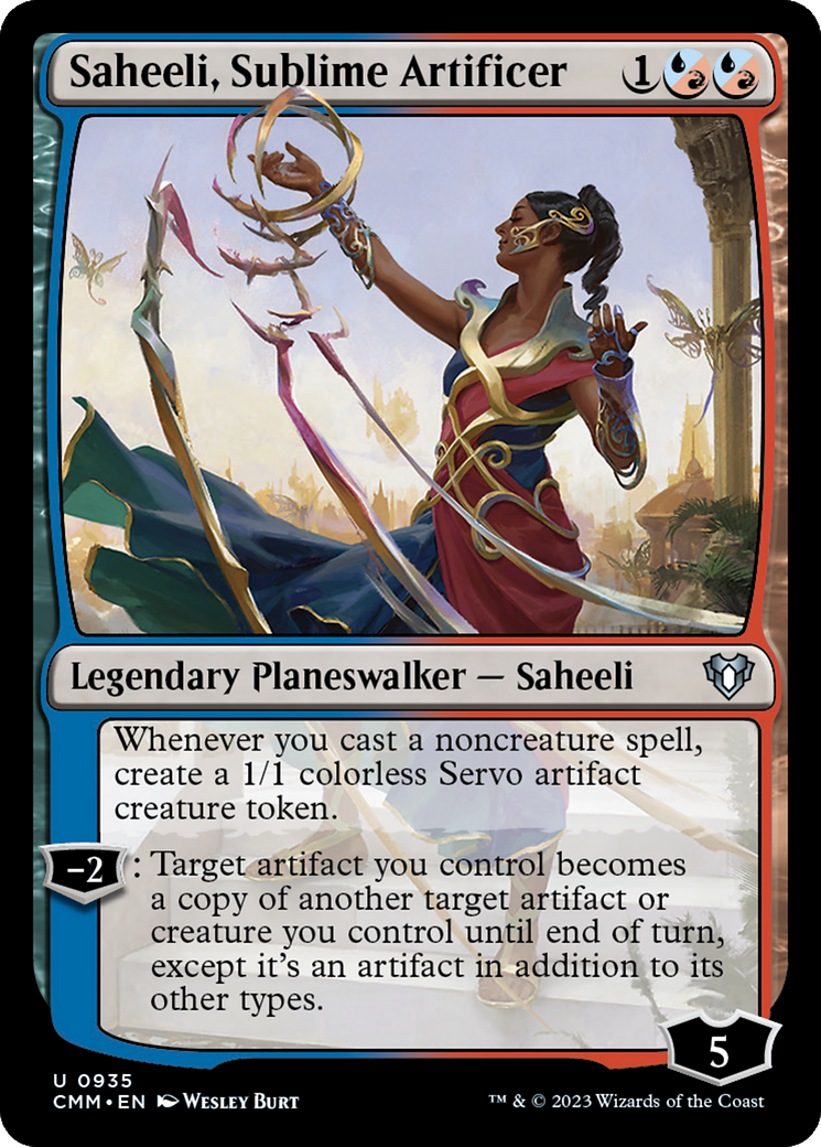 Saheeli, Sublime Artificer [Commander Masters] | Silver Goblin