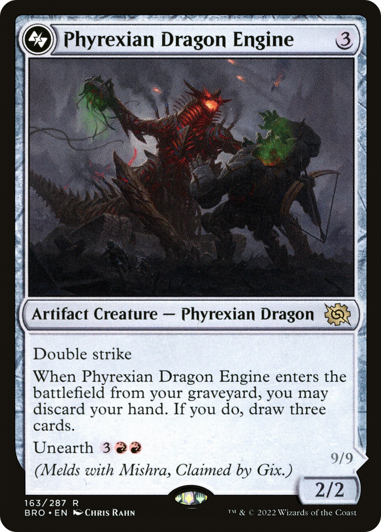 Phyrexian Dragon Engine [The Brothers' War] Foil