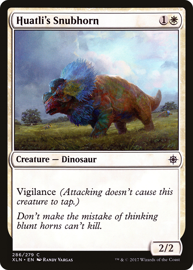 Huatli's Snubhorn [Ixalan] Foil