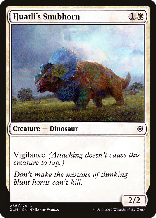 Huatli's Snubhorn [Ixalan] Foil
