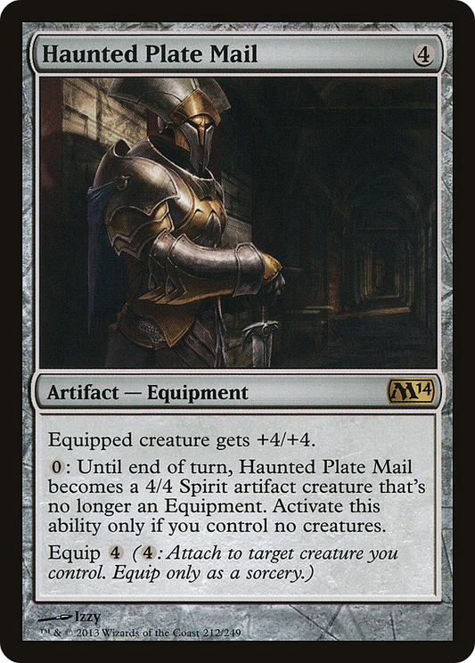 Haunted Plate Mail [Magic 2014] Foil