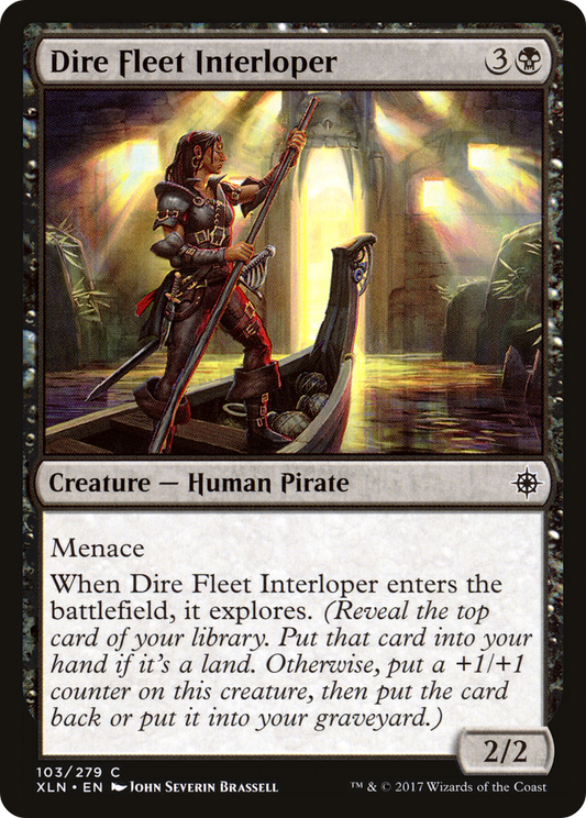 Dire Fleet Interloper [Ixalan] Foil