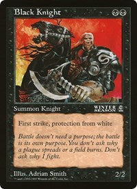 Black Knight (Oversized) [Oversize Cards] | Silver Goblin
