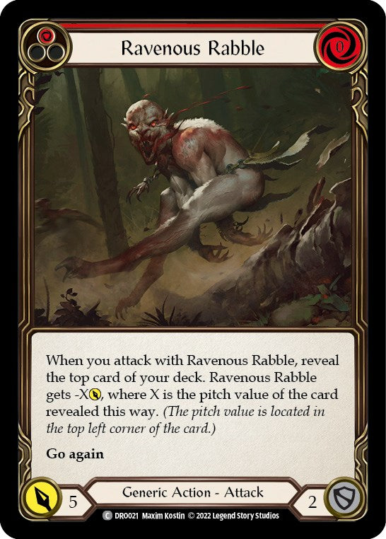 Ravenous Rabble [DRO021] (Uprising Dromai Blitz Deck) | Silver Goblin