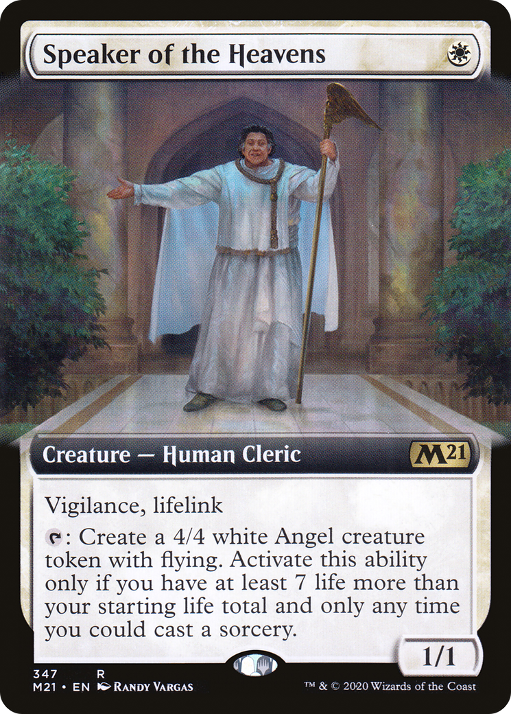 Speaker of the Heavens (Extended Art) (347) Foil - Core Set 2021