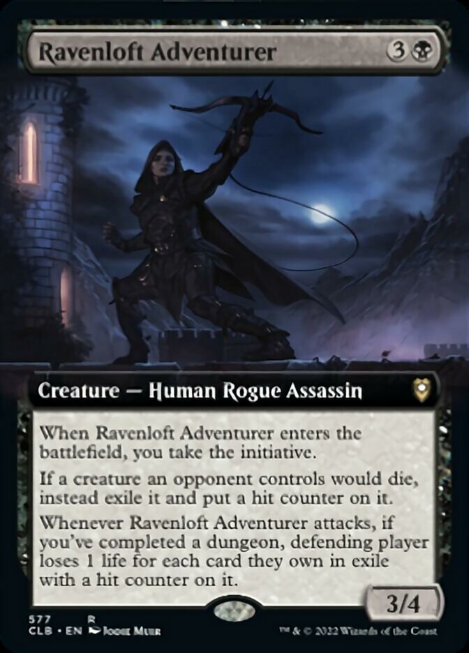 Ravenloft Adventurer (Extended Art) [Commander Legends: Battle for Baldur's Gate] | Silver Goblin