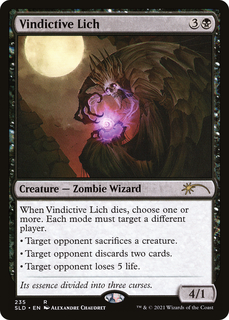 Vindictive Lich (235) Foil - Secret Lair Drop