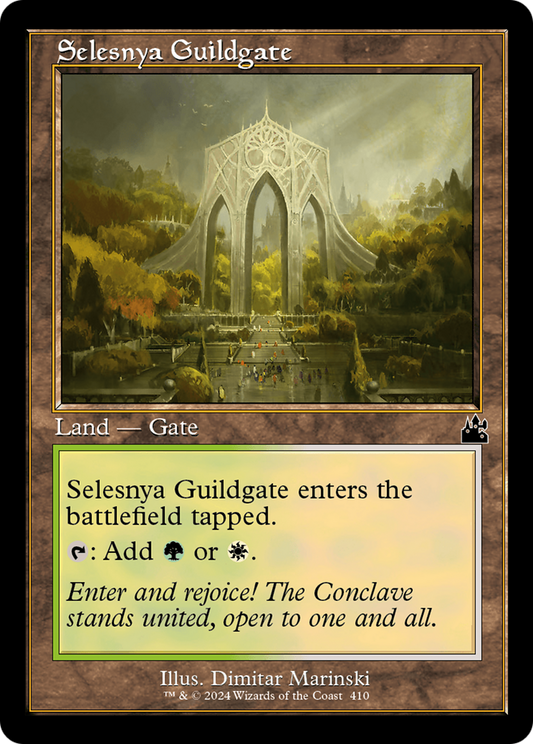 Selesnya Guildgate (Retro Frame) [Ravnica Remastered] Foil