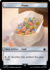 Alien Angel // Food (0025) Double-Sided Token [Doctor Who Tokens] | Silver Goblin