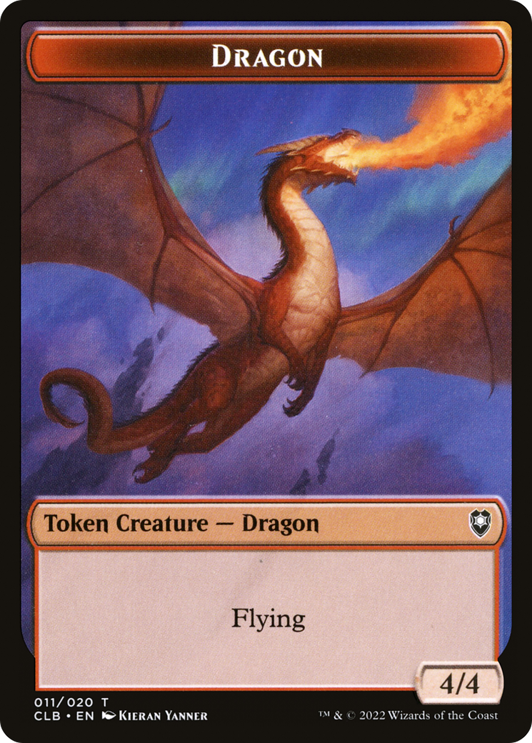 Dragon Token [Commander Legends: Battle for Baldur's Gate Tokens] | Silver Goblin