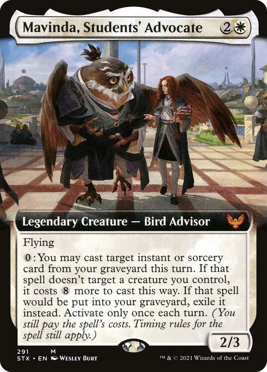 Mavinda, Students' Advocate (Extended Art) [Strixhaven: School of Mages] Foil