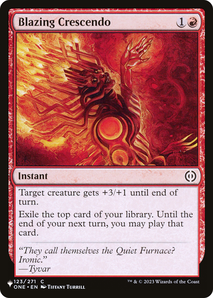 Blazing Crescendo [The List Reprints] | Silver Goblin