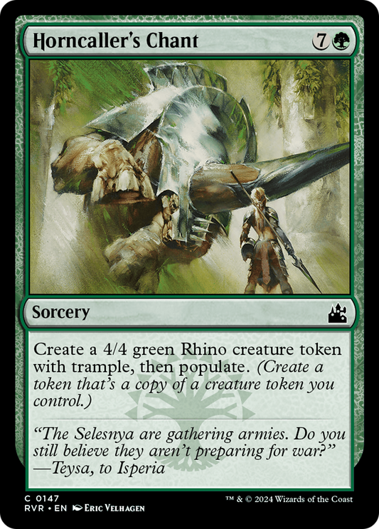 Horncaller's Chant [Ravnica Remastered] Foil