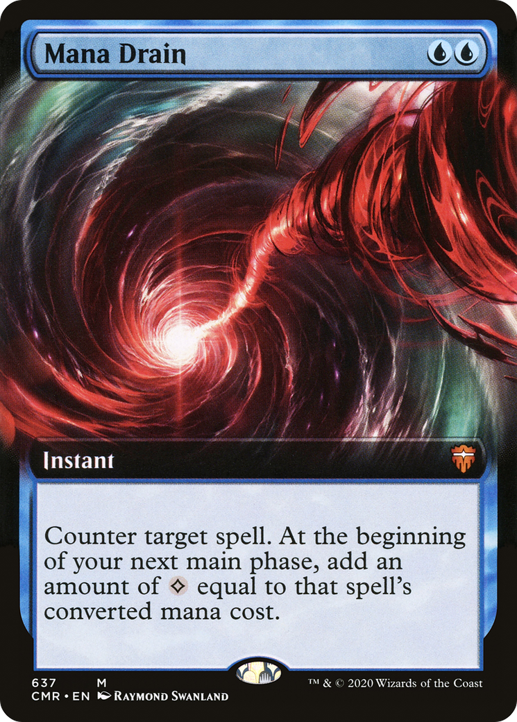 Mana Drain (Extended Art) [Commander Legends] Foil