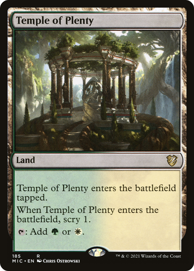 Temple of Plenty [Innistrad: Midnight Hunt Commander]