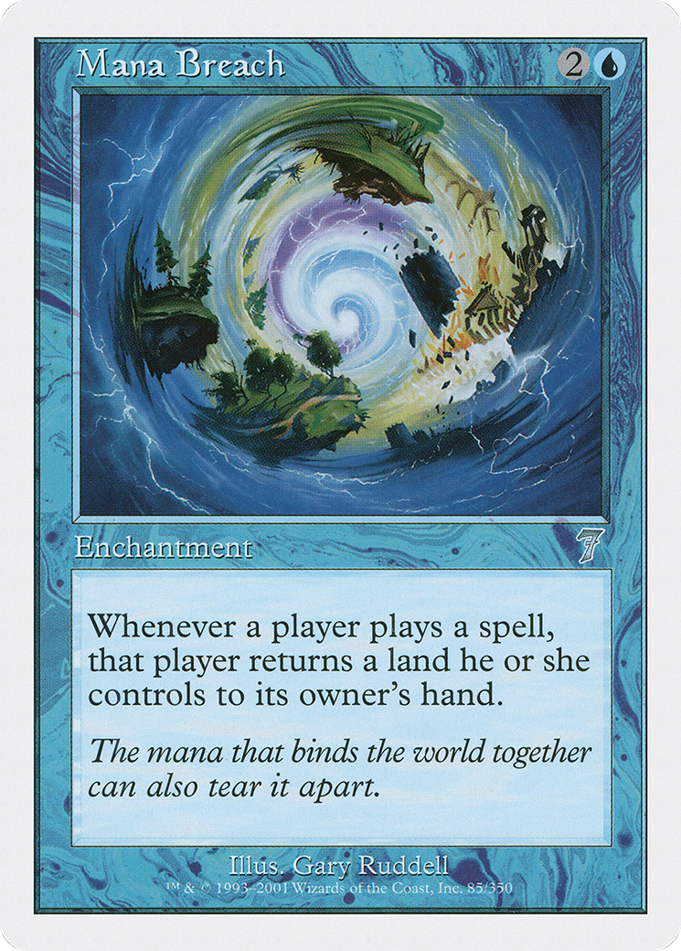 Mana Breach (085) Foil - Seventh Edition
