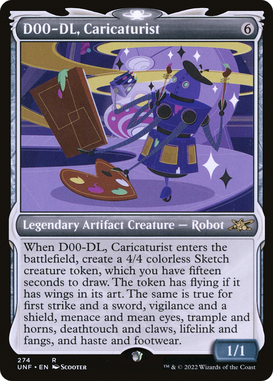 D00-DL, Caricaturist (Showcase) [Unfinity] Foil