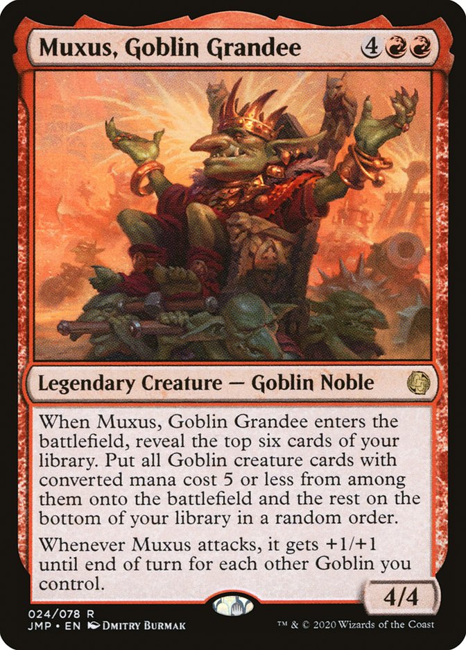 Muxus, Goblin Grandee [Jumpstart] | Silver Goblin