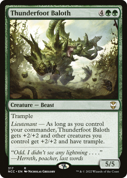 Thunderfoot Baloth [Streets of New Capenna Commander]