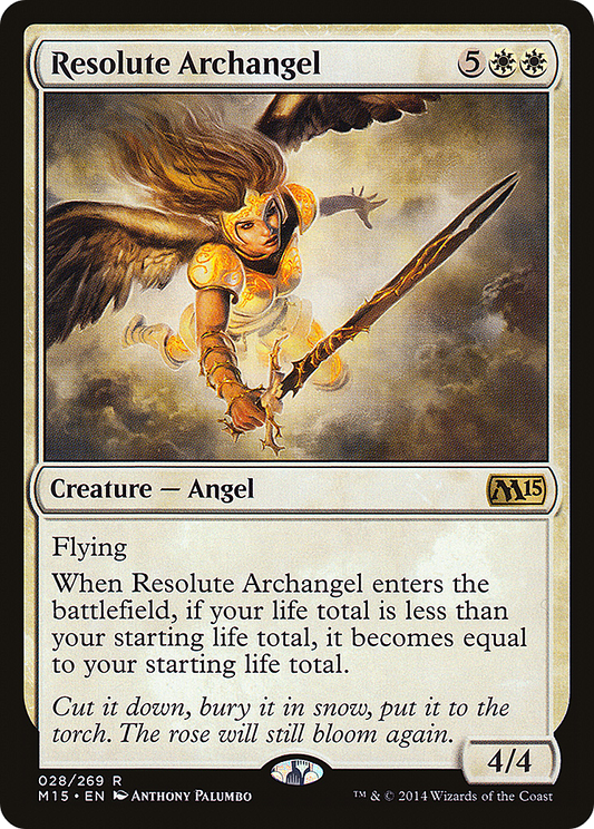 Resolute Archangel [Magic 2015] Foil