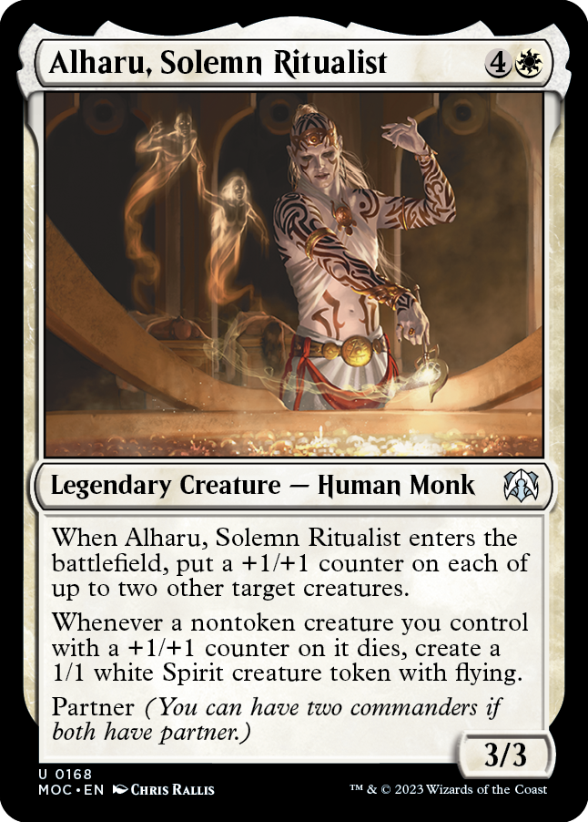 Alharu, Solemn Ritualist [March of the Machine Commander] | Silver Goblin