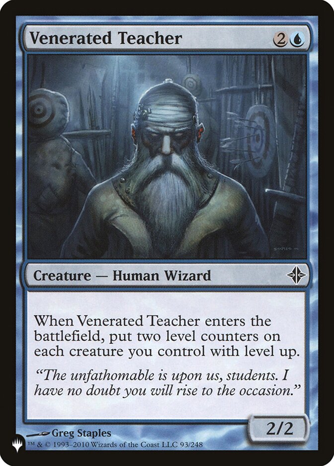 Venerated Teacher [The List] | Silver Goblin