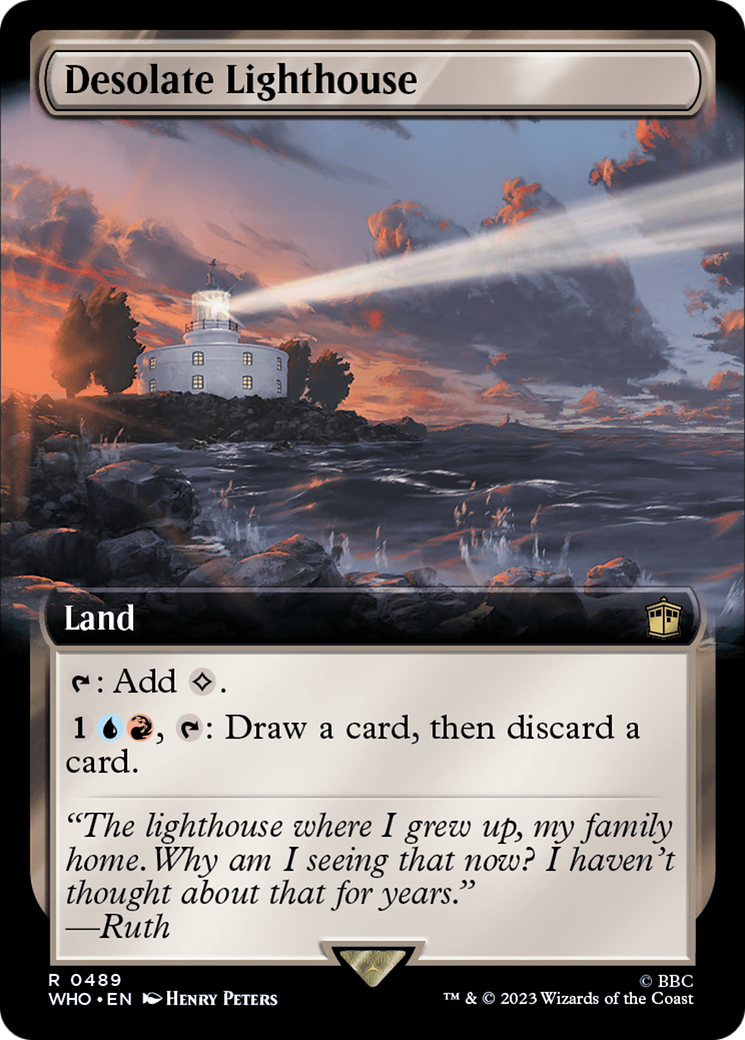 Desolate Lighthouse (Extended Art) [Doctor Who] Foil