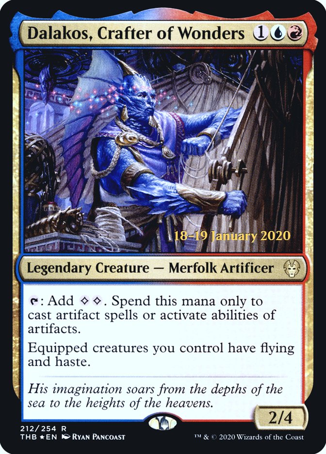 Dalakos, Crafter of Wonders [Theros Beyond Death Prerelease Promos] | Silver Goblin