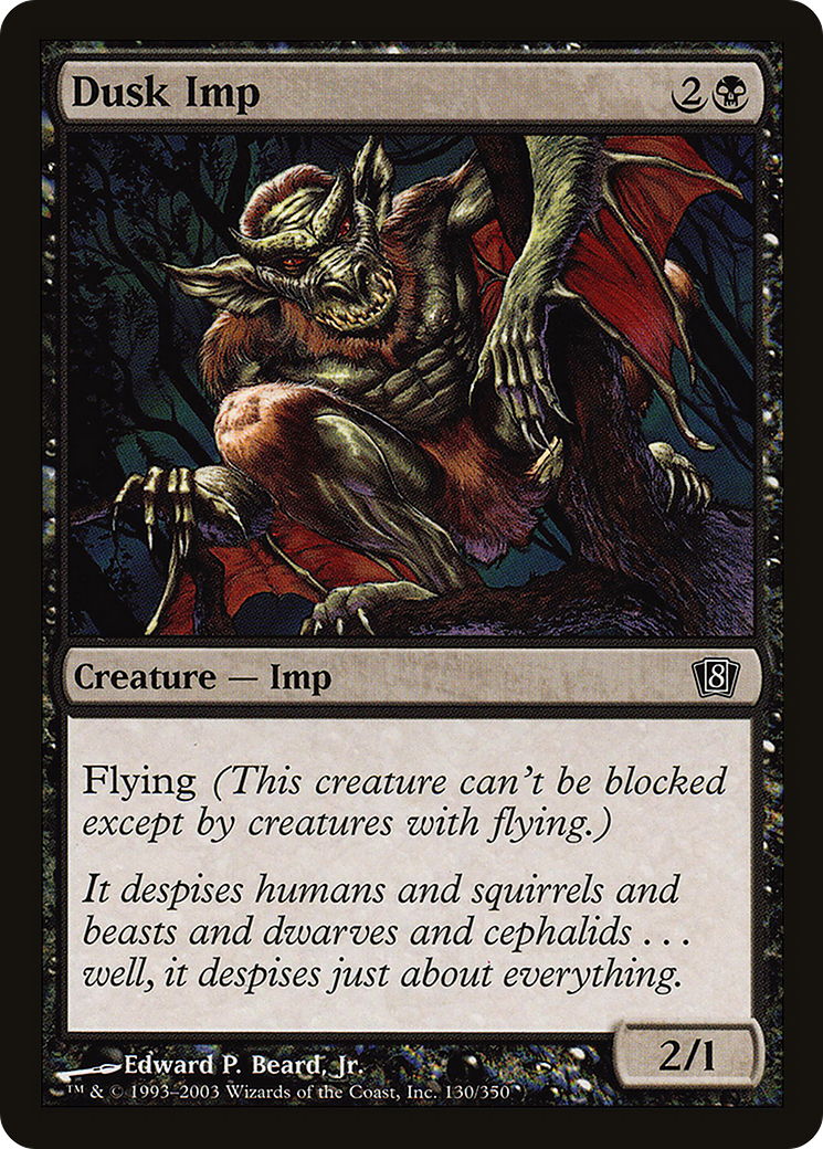 Dusk Imp (130) Foil - Eighth Edition