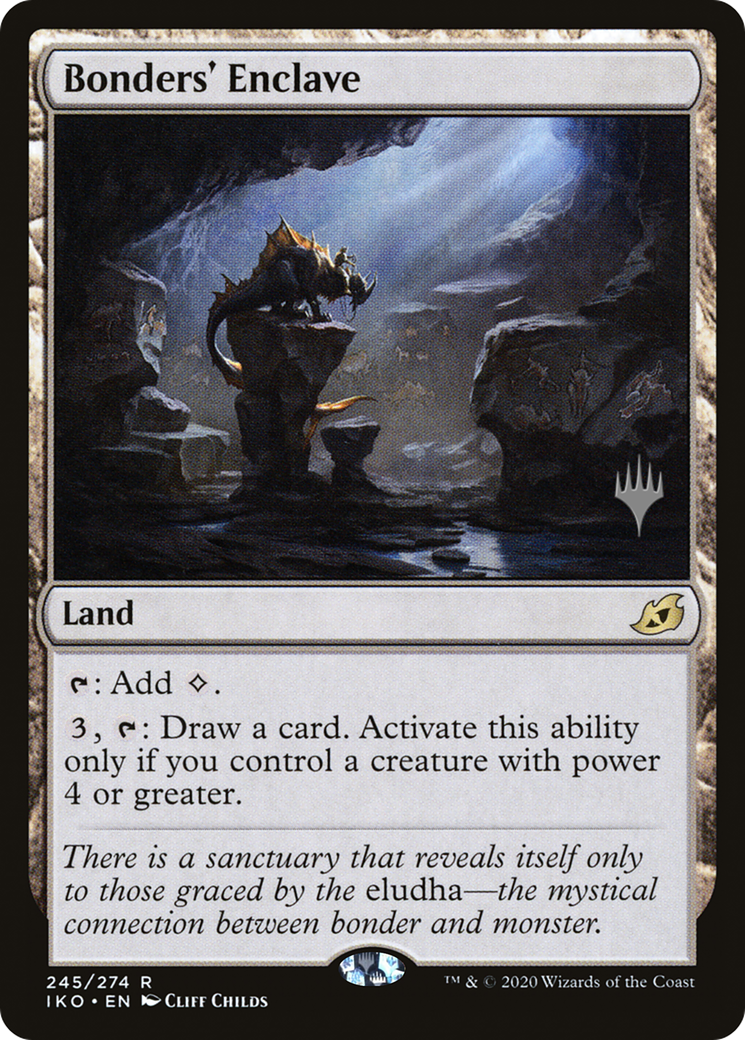Bonders' Enclave (Promo Pack) [Ikoria: Lair of Behemoths Promos] Foil