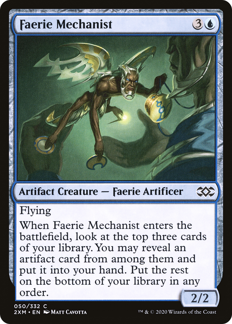 Faerie Mechanist [Double Masters] Foil