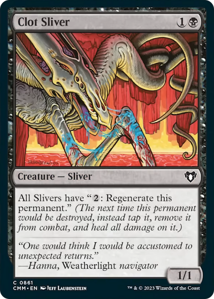 Clot Sliver [Commander Masters] | Silver Goblin