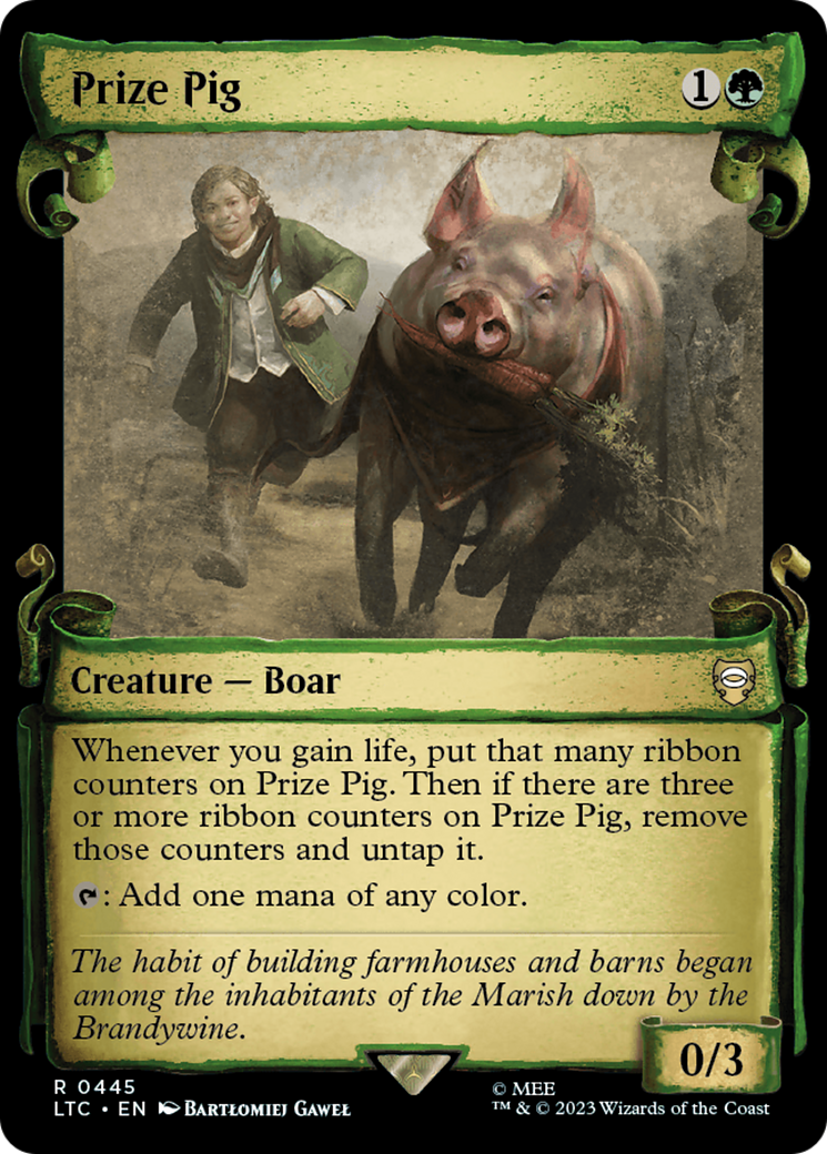 Prize Pig (Showcase Scrolls) (Showcase) (445) Foil - Tales of Middle-earth Commander