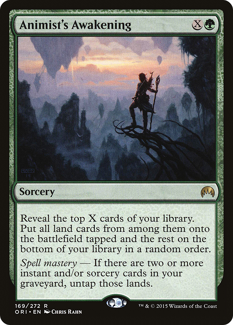 Animist's Awakening [Magic Origins] Foil