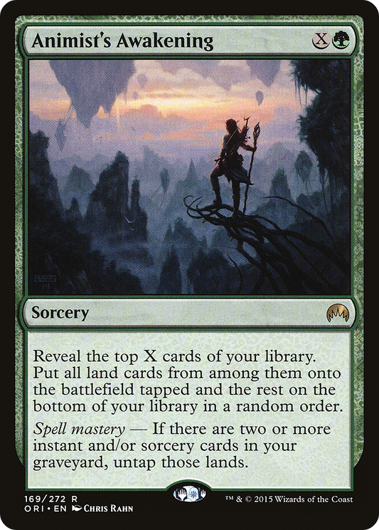 Animist's Awakening [Magic Origins] Foil