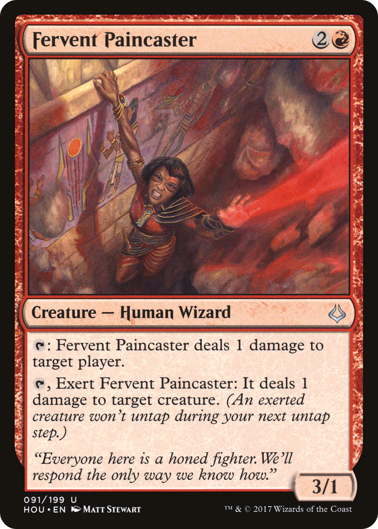 Fervent Paincaster [Hour of Devastation] Foil