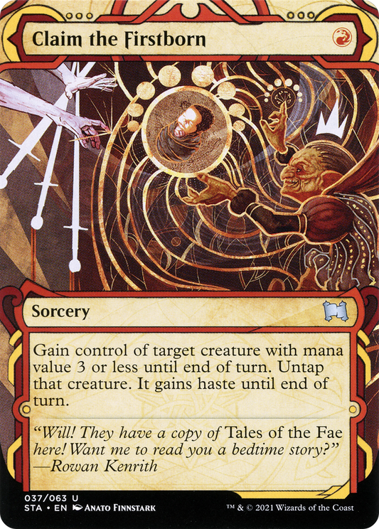 Claim the Firstborn [Strixhaven: School of Mages Mystical Archive] Foil