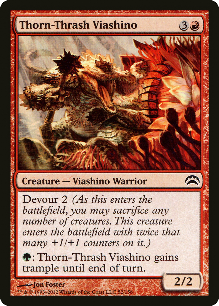 Thorn-Thrash Viashino (052) Foil - Planechase 2012
