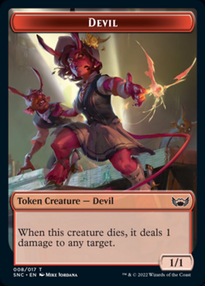 Devil Token [Streets of New Capenna Tokens] | Silver Goblin