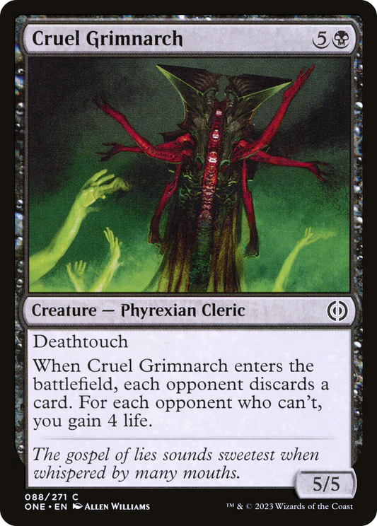 Cruel Grimnarch [Phyrexia: All Will Be One] Foil