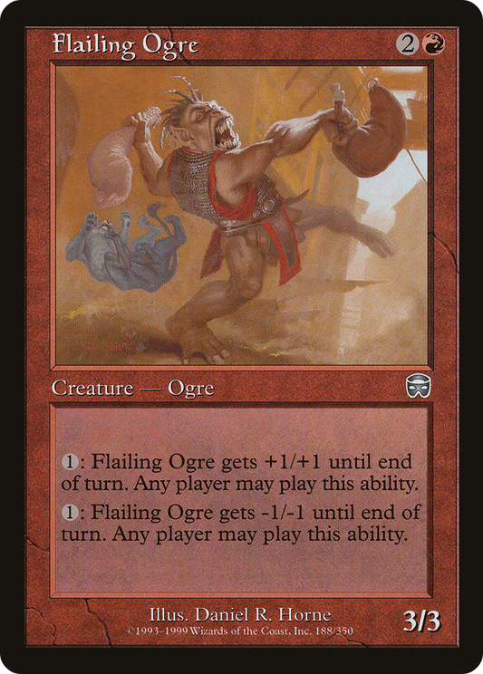 Flailing Ogre [Mercadian Masques] Foil