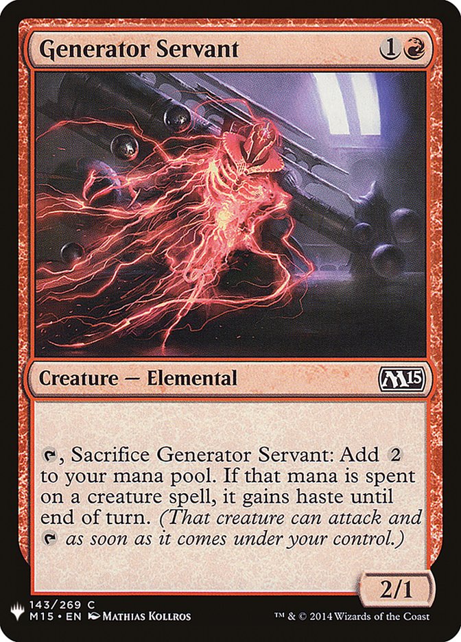 Generator Servant [Mystery Booster] | Silver Goblin