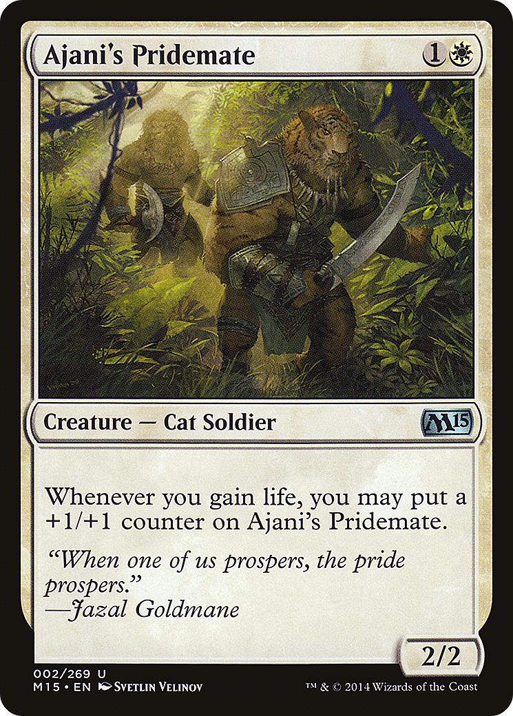 Ajani's Pridemate [Magic 2015] | Silver Goblin