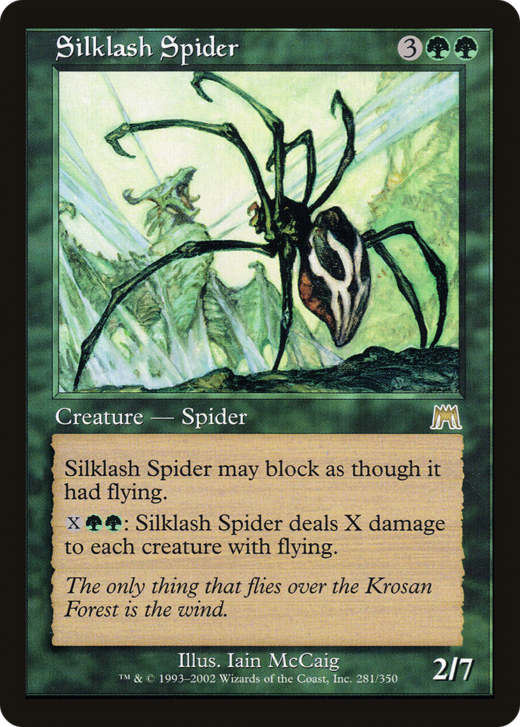 Silklash Spider [Onslaught] Foil