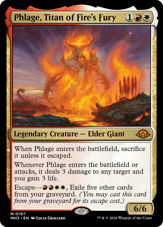 Phlage, Titan of Fire's Fury [Modern Horizons 3] Foil