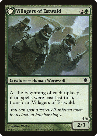 Villagers of Estwald // Howlpack of Estwald [Innistrad] Foil