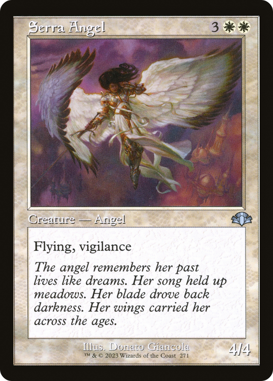 Serra Angel (Retro) [Dominaria Remastered] Foil