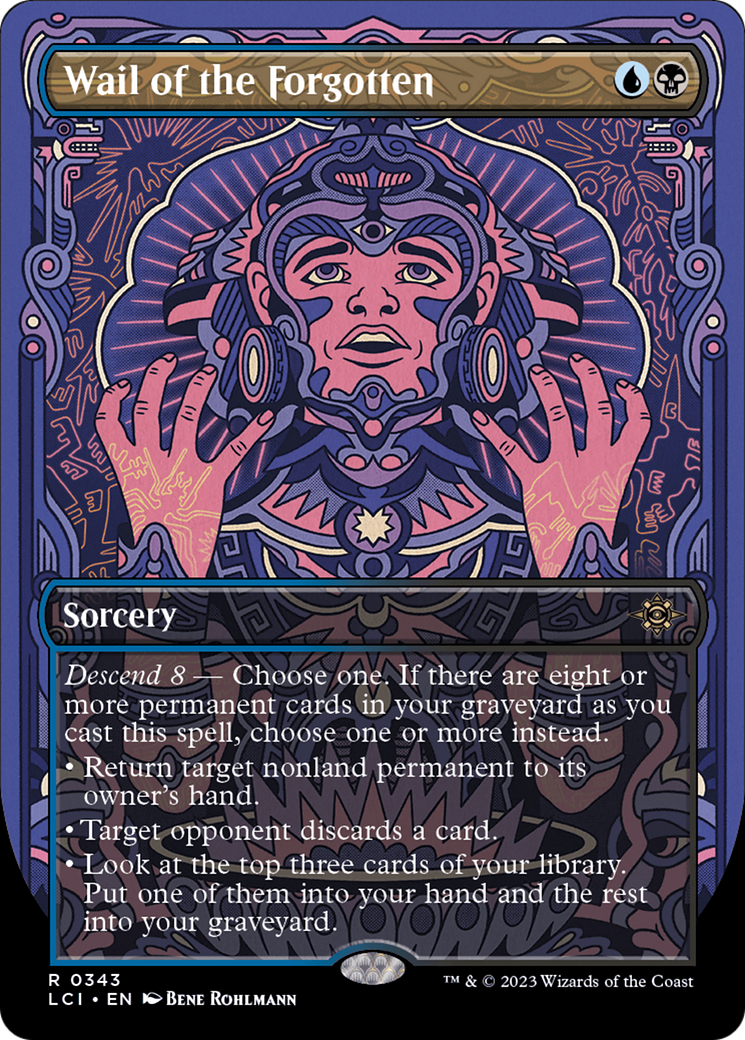 Wail of the Forgotten (Borderless) [The Lost Caverns of Ixalan] Foil