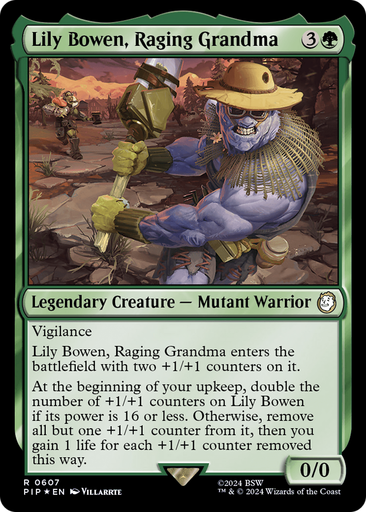 Lily Bowen, Raging Grandma (607) Surge Foil - Fallout